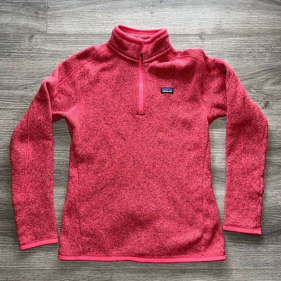 Patagonia Sweaters - Patagonia Women’s Better Sweater 1/4 zip Ginger Berry (Pink) XS